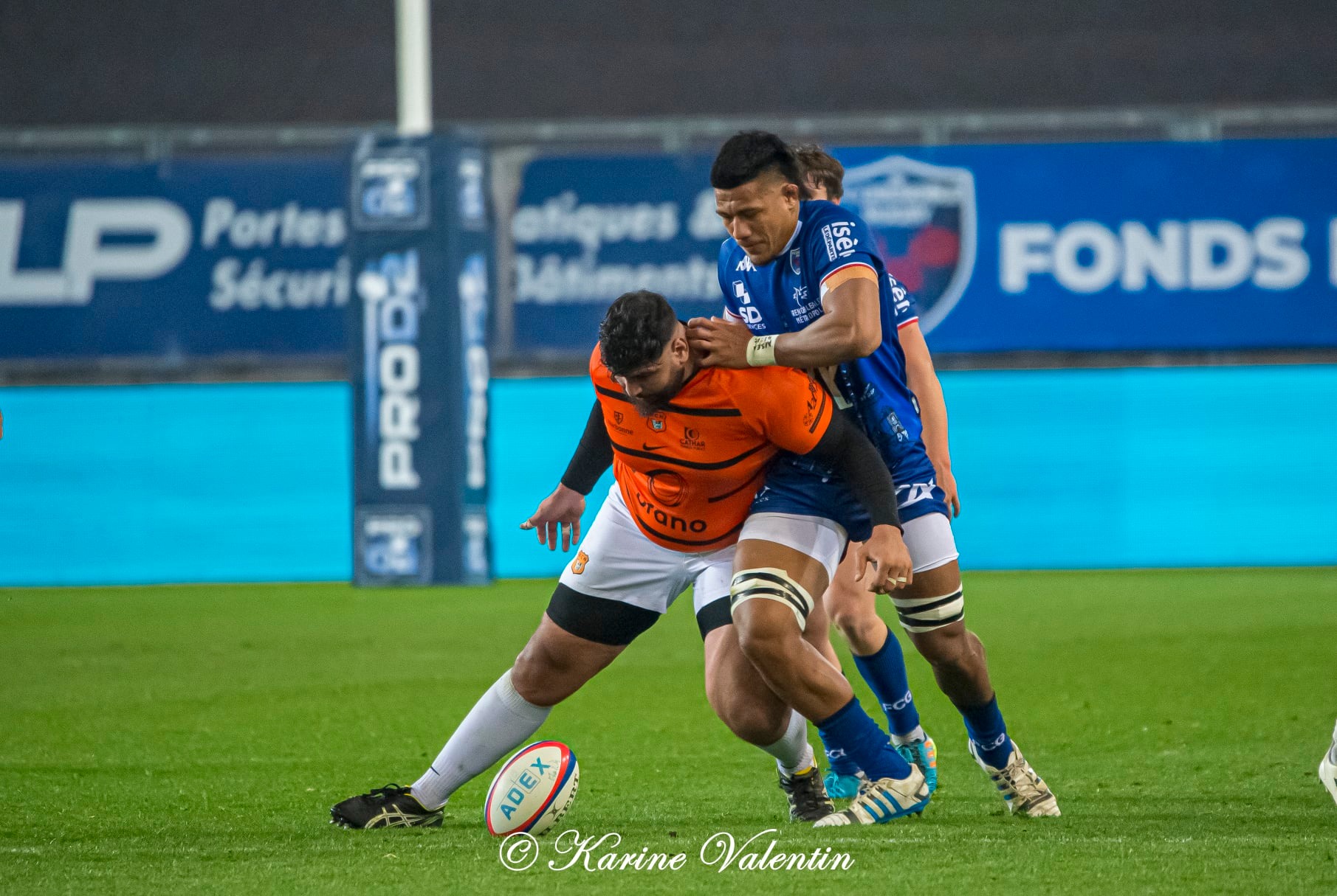Tanginoa HALAIFONUA -  FC Grenoble Rugby - Racing Club Narbonnais - Rugby -  (#GrenobleVsNarbonne2021Nov) Photo by: Karine Valentin | Siuxy Sports 2021-11-26