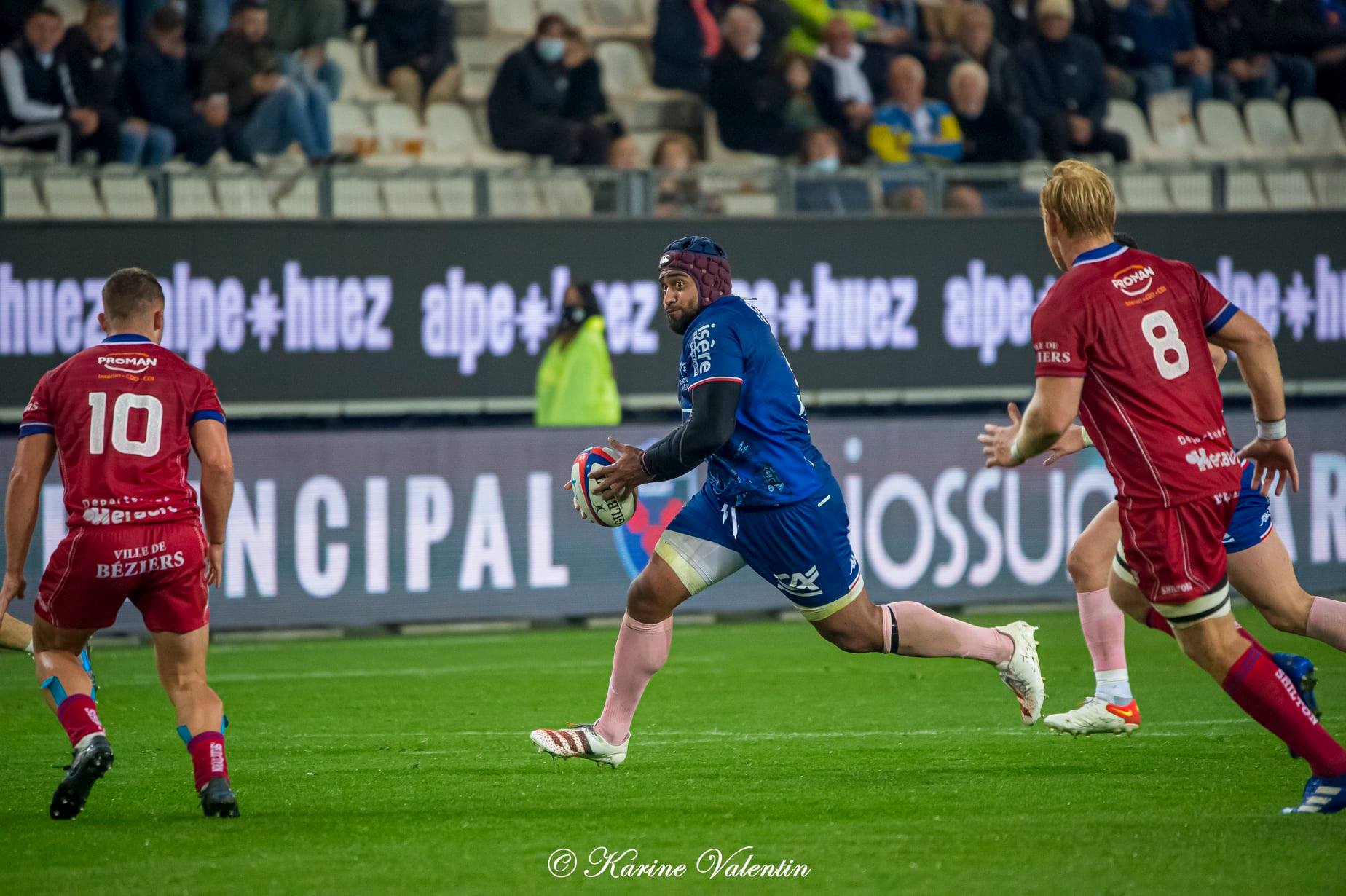  FC Grenoble Rugby - AS Béziers Hérault - Rugby - FC Grenoble Rugby vs. AS Béziers Hérault (#FCGvsASBHoct2021) Photo by: Karine Valentin | Siuxy Sports 2021-10-15