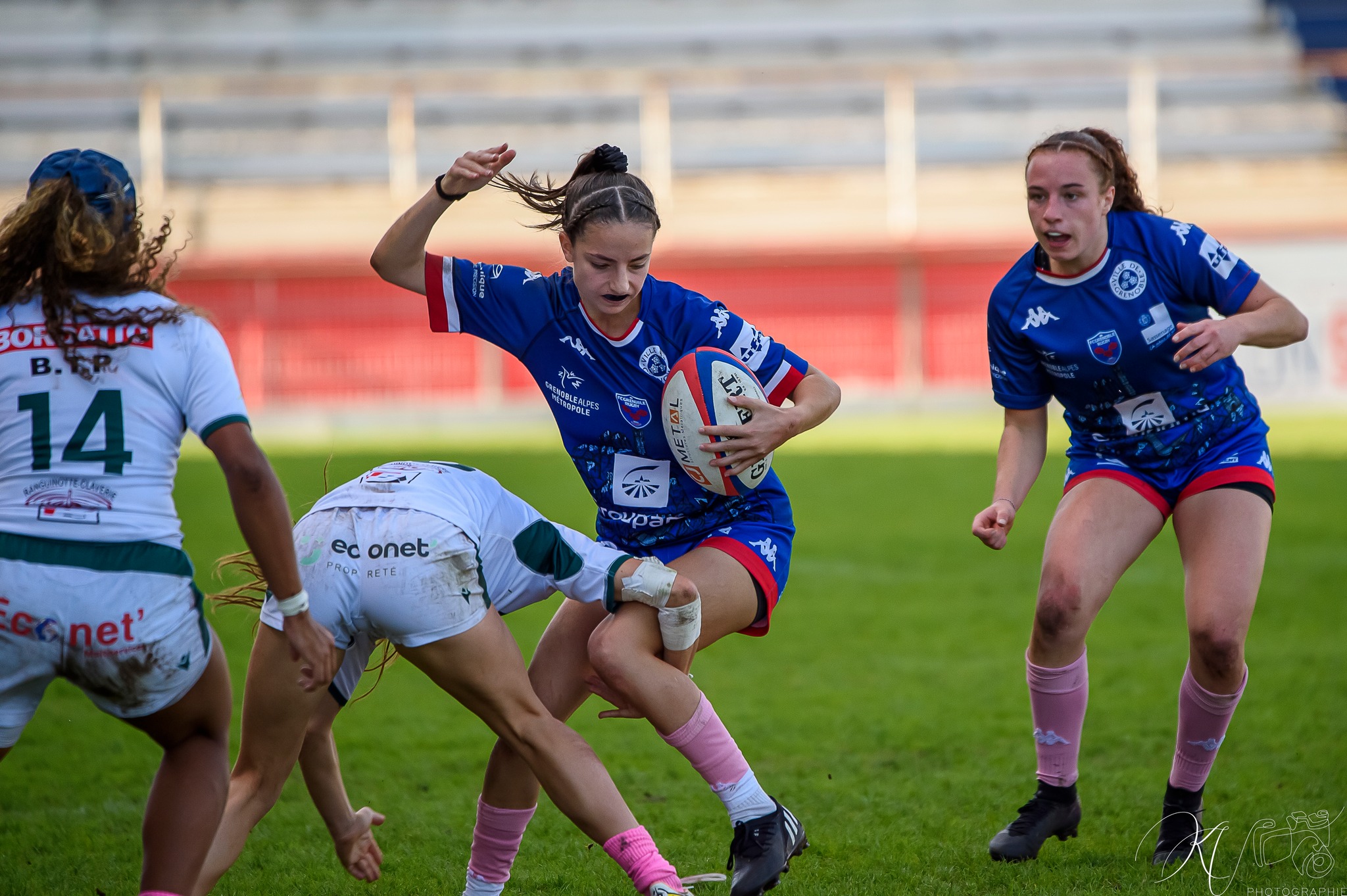 Florine THIRON -  FC Grenoble Rugby - Section Paloise - Rugby - Grenoble Amazones (51) vs (12) Lons Section Paloise (#AmazonesVsLONS2022) Photo by: Karine Valentin | Siuxy Sports 2022-10-16
