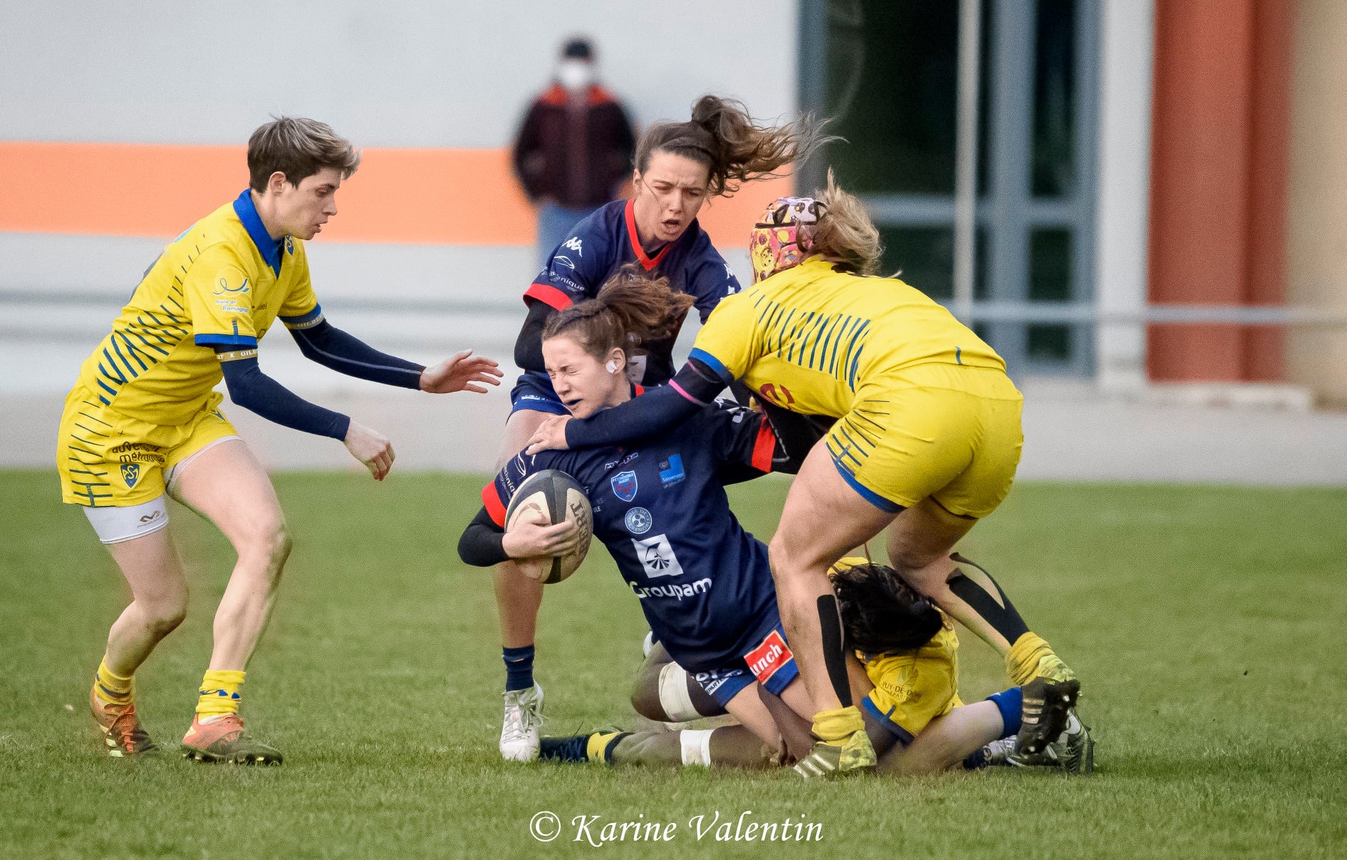  FC Grenoble Rugby - ASM Romagnat rugby féminin - Rugby - FC Grenoble VS ASM Romagnat (#GrenobleVsASMR2021jan) Photo by: Karine Valentin | Siuxy Sports 2021-01-24