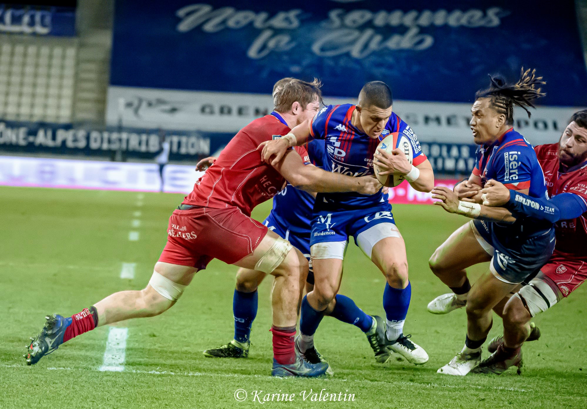  FC Grenoble Rugby - AS Béziers Hérault - Rugby - FC Grenoble VS ASBH (#GrenobleASBH2021jan) Photo by: Karine Valentin | Siuxy Sports 2021-01-29