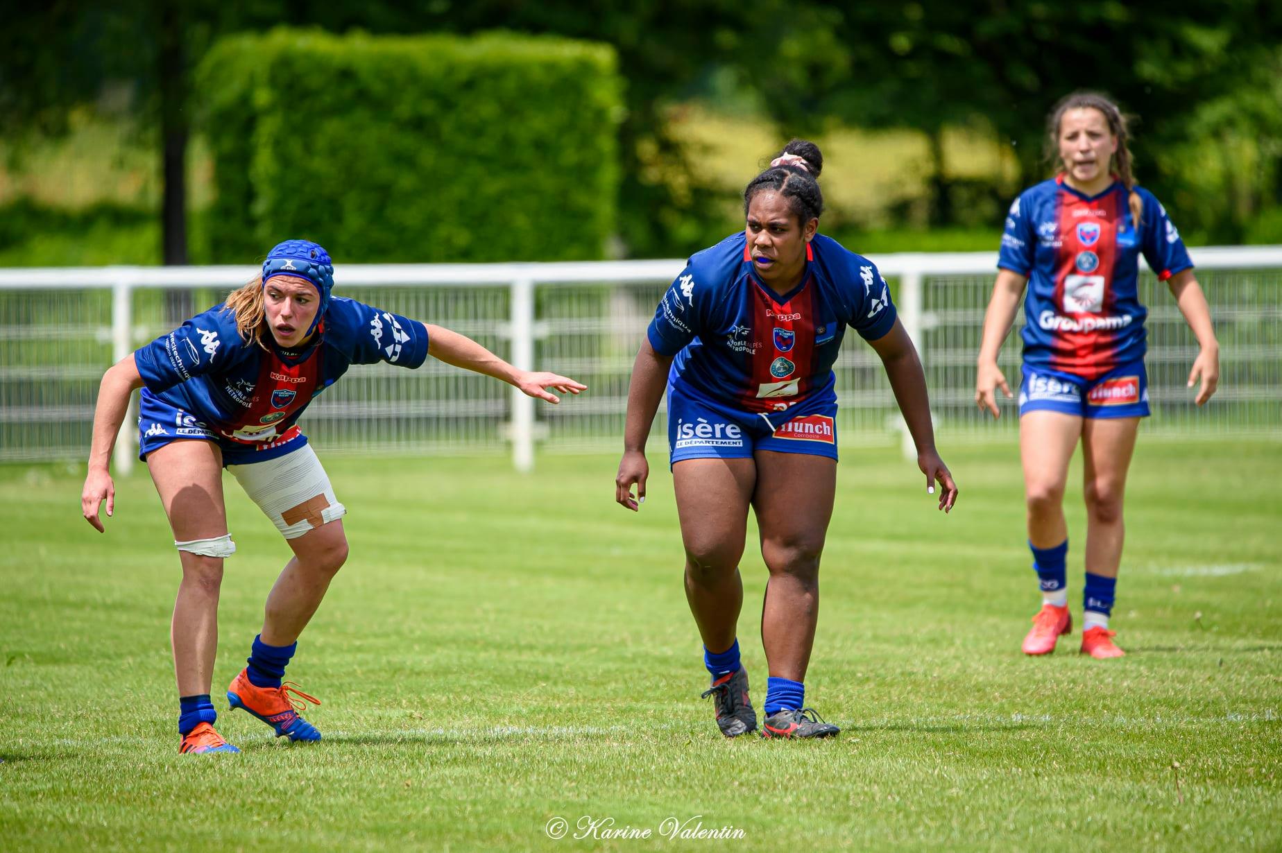Makarita BALEINAGODO - Alexandra CHAMBON -  FC Grenoble Rugby -  - Rugby -  (#GrenobleVsStdFrancais2021) Photo by: Karine Valentin | Siuxy Sports 2021-05-23