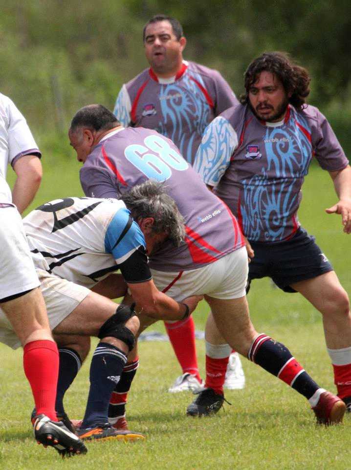 Cambalache XV - Repuestos XV - RugbyV - Cambalache XV vs XV de Repuesto - Primer Encuentro de Veteranos en Areco con Vaquillona c/Cuero 2014 (#CambalacheXVRepuesto2014) Photo by: Luis Robredo | Siuxy Sports 2014-10-18