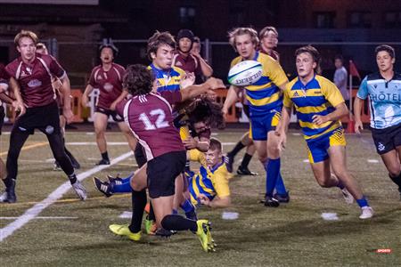 RSEQ RUGBY Masc - JOHN ABBOTT COLLEGE (62) VS (7) College Brébeuf - REEL A1
