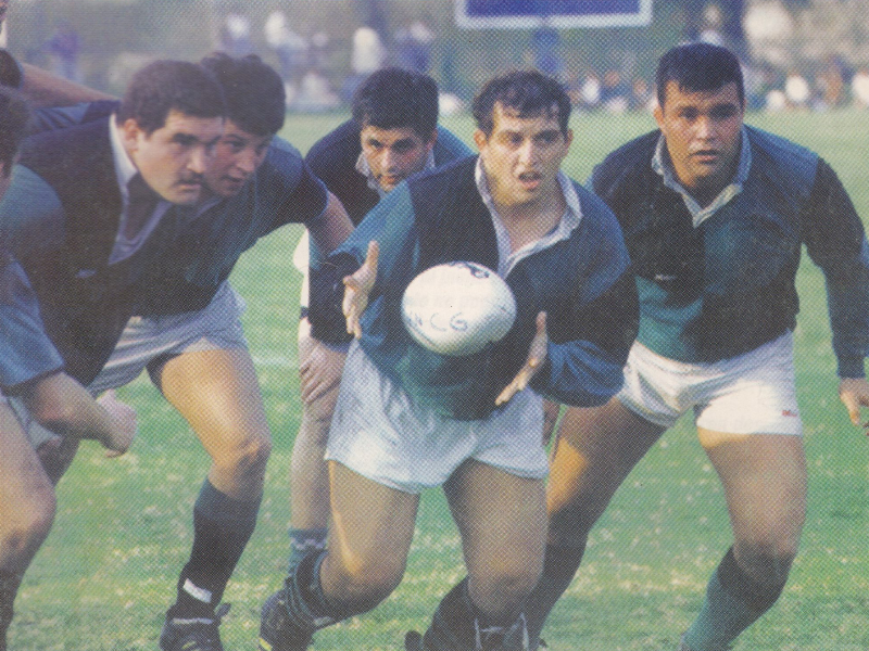 Ricardo LE FORT -  Tucumán Rugby Club -  - Rugby - Ricardo Lefort atacando () Photo by:  | Siuxy Sports 1992-10-04