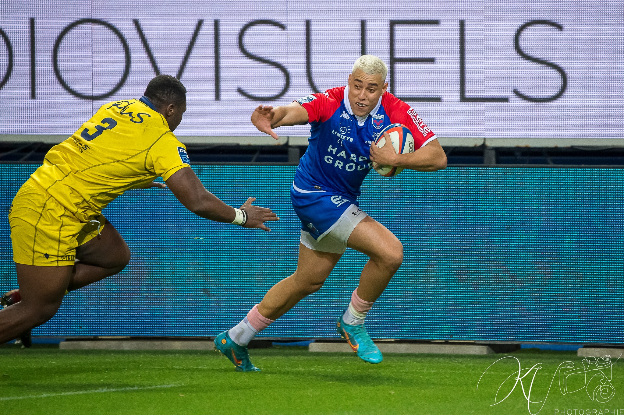 Karim QADIRI -  FC Grenoble Rugby - USON Nevers - Rugby - FC GRENOBLE RUGBY (19) VS USON NEVERS (18) - 2022 (#FCGvsUSONm22022) Photo by: Karine Valentin | Siuxy Sports 2022-10-27