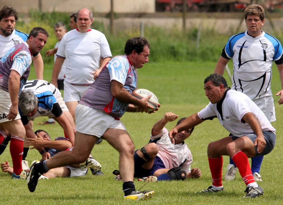  Cambalache XV - Repuestos XV - RugbyV - Cambalache XV vs XV de Repuesto - Primer Encuentro de Veteranos en Areco con Vaquillona c/Cuero 2014 (#CambalacheXVRepuesto2014) Photo by: Luis Robredo | Siuxy Sports 2014-10-18
