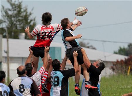 Areco vs RON XV (Centro Naval) - Primer Encuentro de Veteranos en Areco con Vaquillona c/ Cuero 2014