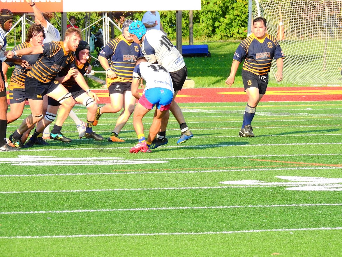 Roman CAO-RIQUELME - Lucas HOTTON - Pierre-Olivier PHAN-LACHAPELLE -   -  - Rugby -  () Photo by:  | Siuxy Sports 2018-09-15