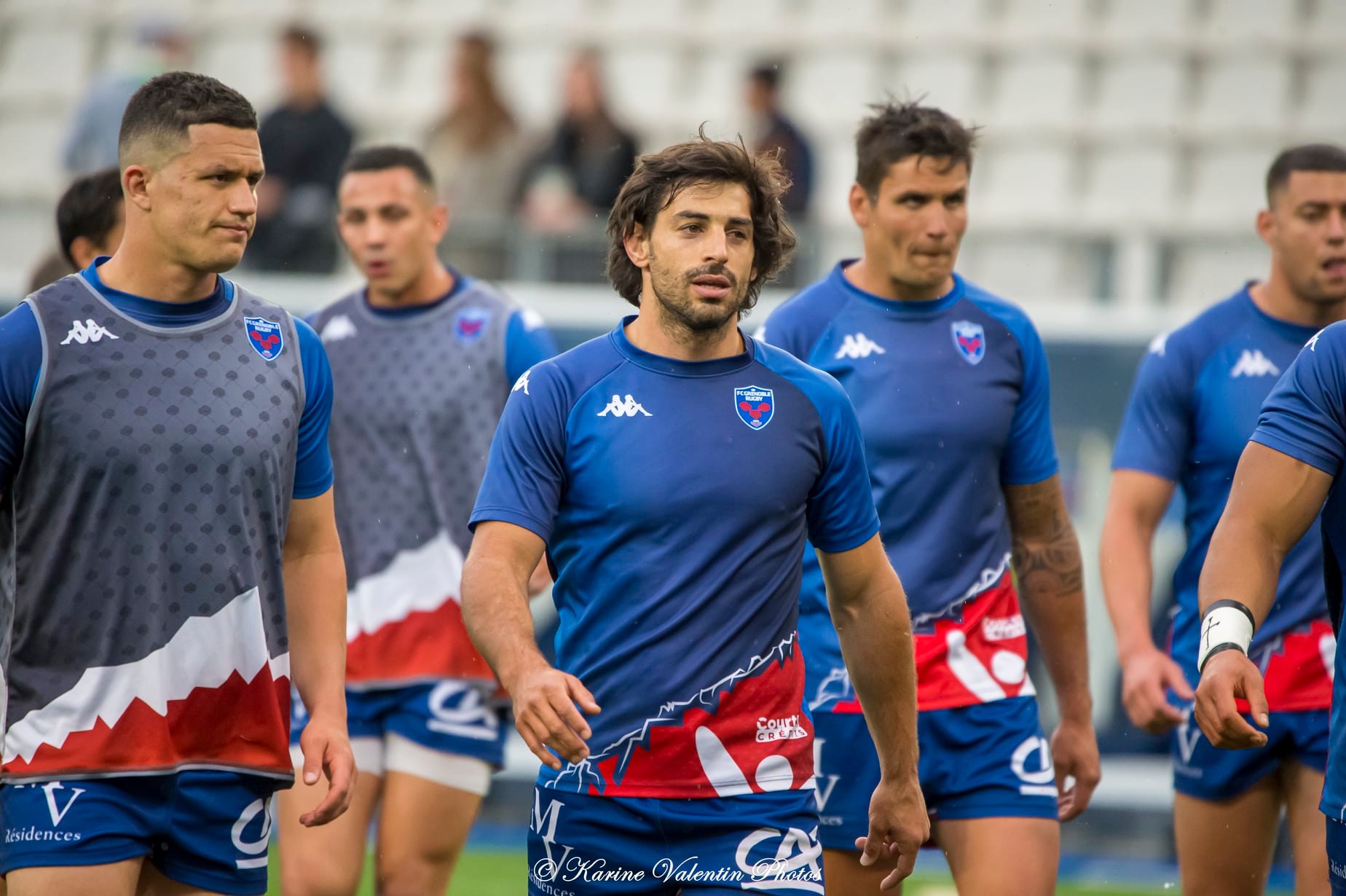 Romain BARTHÉLÉMY - Felipe EZCURRA - Karim QADIRI - Adrien SEGURET -  FC Grenoble Rugby - US Carcassonne - Rugby - Grenoble (28) vs (23) Carcassonne (#FCGRvsUSC2022) Photo by: Karine Valentin | Siuxy Sports 2022-04-22