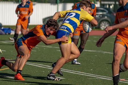 RSEQ - Rugby Masc - André Laurendeau (14) vs (33) John Abbott College - Reel A