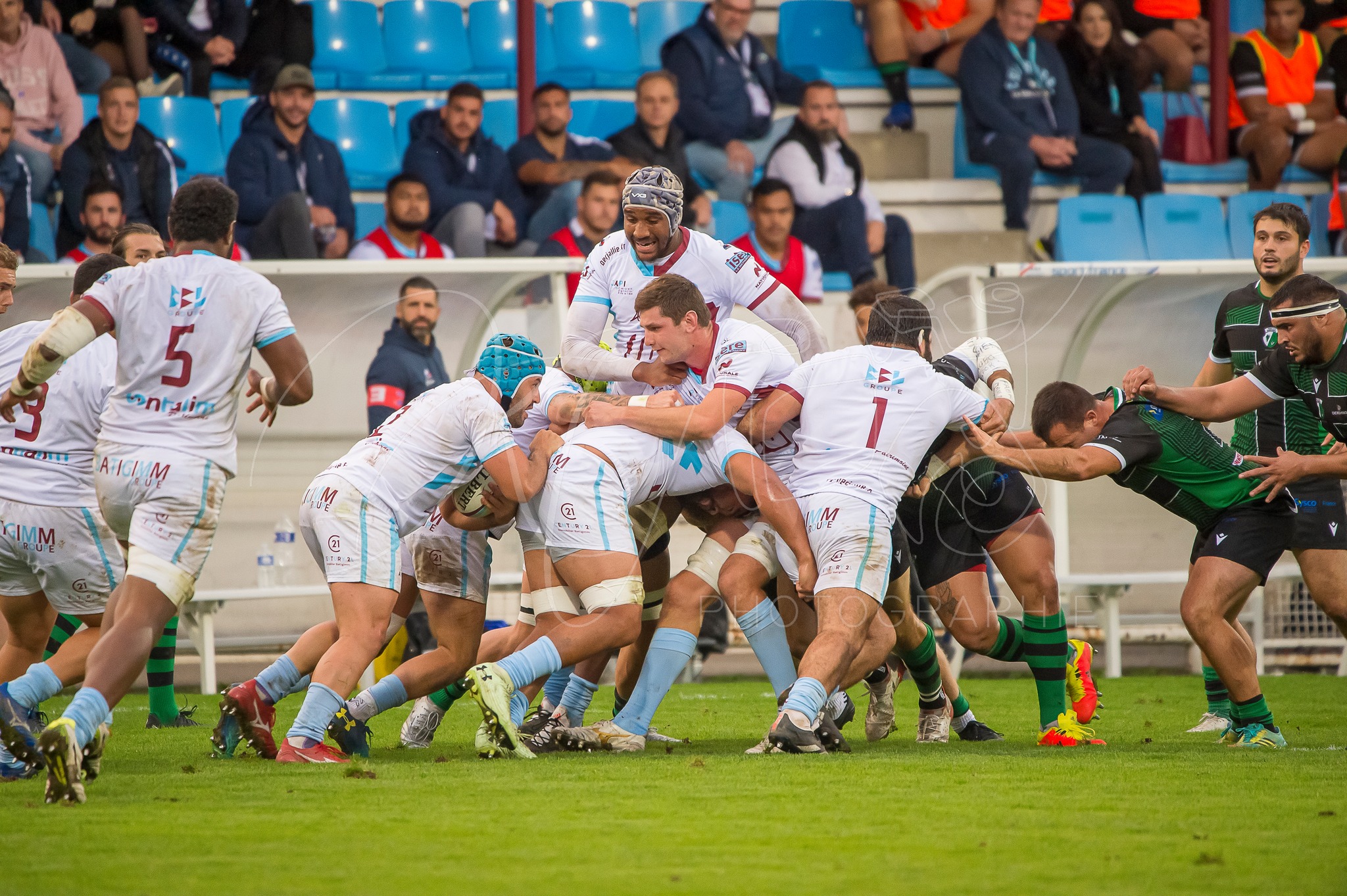  CS Bourgoin-Jallieu - RC Suresnes - Rugby - CSBJRC vs Suresnes - 2022 (#csbjrcsuresnes2022) Photo by: Karine Valentin | Siuxy Sports 2022-10-08