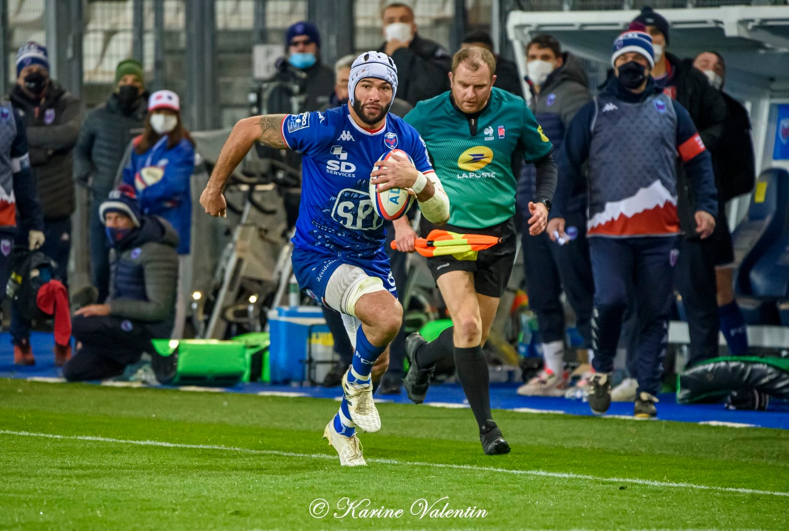  FC Grenoble Rugby -  - Rugby -  (#GrenobleVsSMontois2021Dec) Photo by: Karine Valentin | Siuxy Sports 2021-12-09