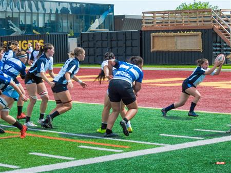 RUGBY QUÉBEC (96) VS (0) ONTARIO BLUES - RUGBY FÉMININ XV SR - REEL A1