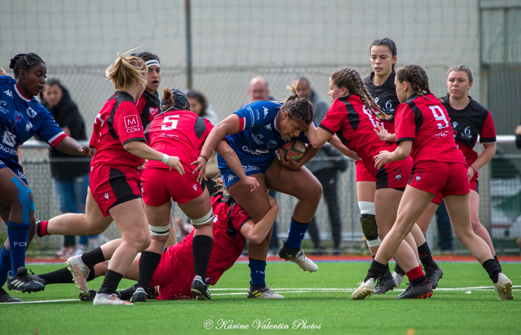  FC Grenoble Rugby - Lyon Olympique Universitaire - Rugby - U18 FCG Amazones (52) vs (0) LOU (#U18AmazonesVsLOU) Photo by: Karine Valentin | Siuxy Sports 2022-04-23