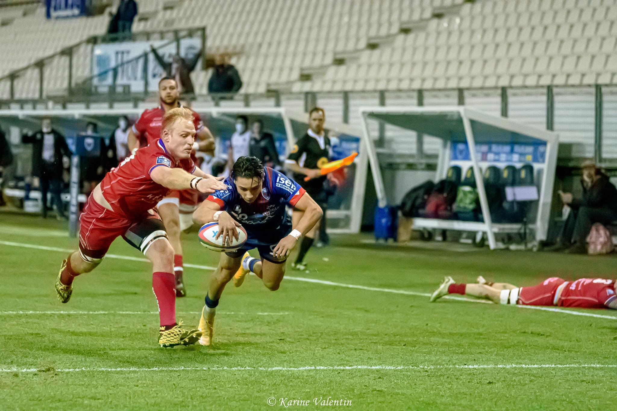 Sias KOEN -  FC Grenoble Rugby - AS Béziers Hérault - Rugby - FC Grenoble VS ASBH (#GrenobleASBH2021jan) Photo by: Karine Valentin | Siuxy Sports 2021-01-29