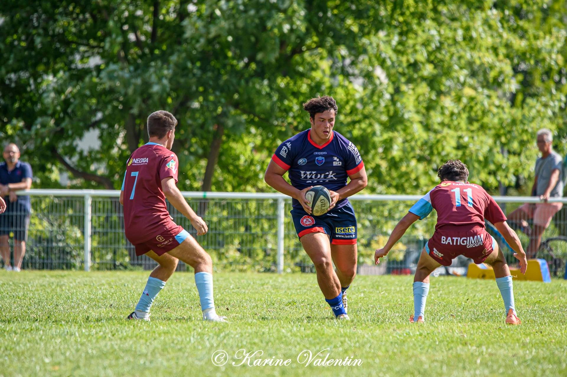  FC Grenoble Rugby - CS Bourgoin-Jallieu - Rugby - Crabos - FC Grenoble vs CS Bourgoin-Jallieu (#CrabosFCGvCSBJ2021aou) Photo by: Karine Valentin | Siuxy Sports 2021-08-28