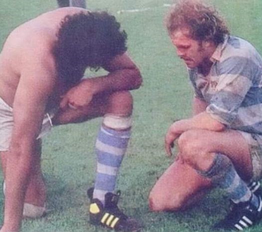 Eliseo Nicolas BRANCA - Fernando CONTI -   -  - Rugby - Contra Francia, en el 88 () Photo by:  | Siuxy Sports 1988-10-01