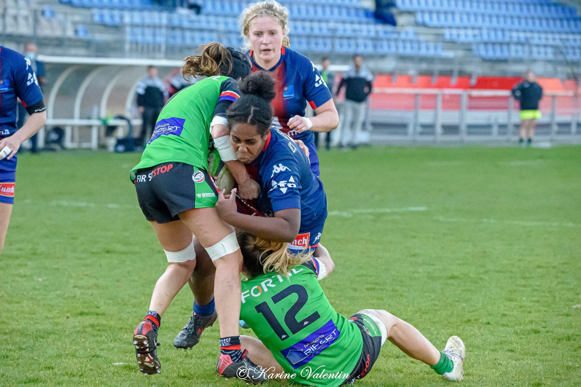 Makarita BALEINAGODO -  FC Grenoble Rugby - RC La Valette Le Revest La Garde Le Pradet - Rugby - FC Grenoble VS RCVRGP (#GrenobleRCVRGP2021fev) Photo by: Karine Valentin | Siuxy Sports 2021-02-28