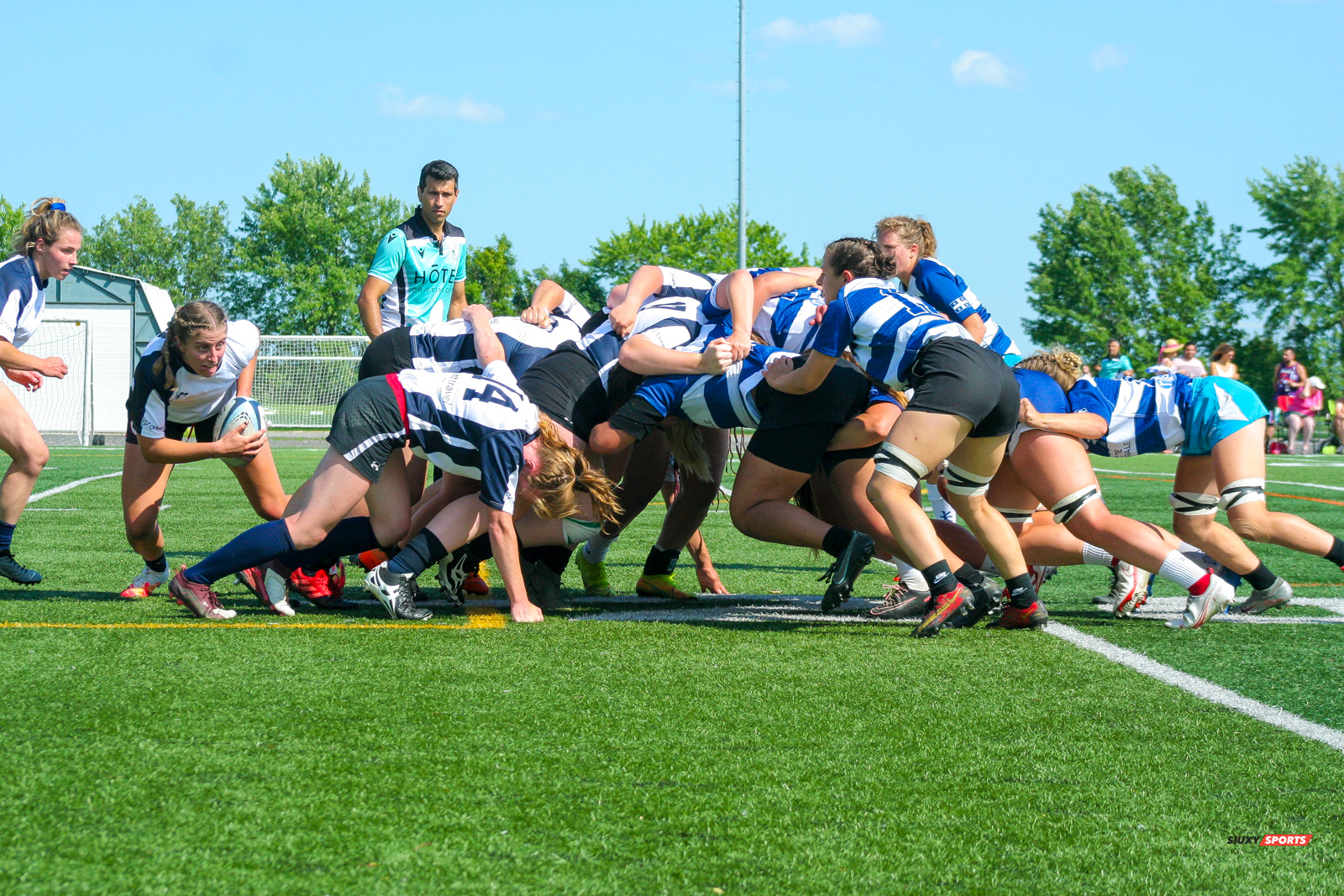 Christopher MICHELETTI -  Équipe féminine - Rugby Québec - Ontario Blues (w) - Rugby -  (#RUGBYFEMQCVON2022REELA2) Photo by: Thomas Alem-Lebel | Siuxy Sports 2022-07-02