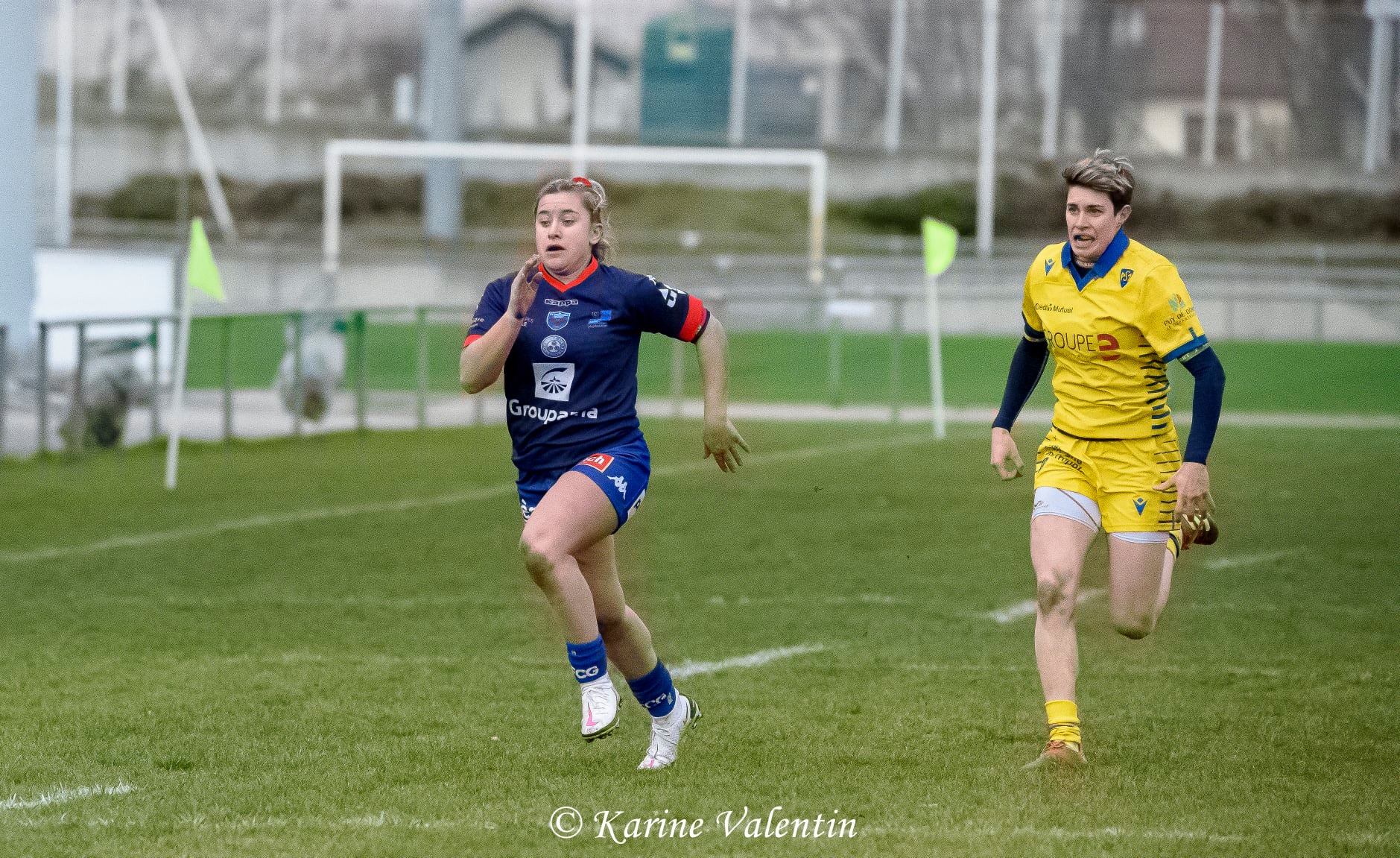 Juliette BLOUIN -  FC Grenoble Rugby - ASM Romagnat rugby féminin - Rugby - FC Grenoble VS ASM Romagnat (#GrenobleVsASMR2021jan) Photo by: Karine Valentin | Siuxy Sports 2021-01-24