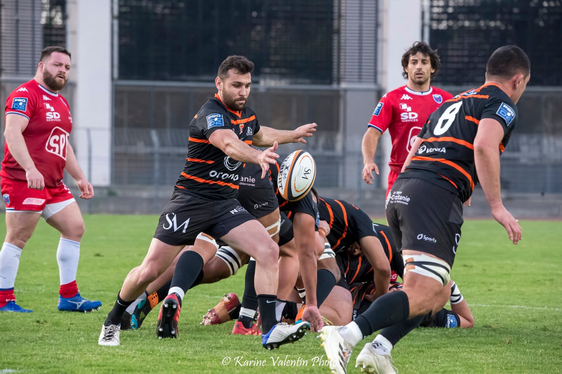 Felipe EZCURRA -  Racing Club Narbonnais - FC Grenoble Rugby - Rugby - Narbonne (32) vs (32) Grenoble - 2022 (#NarbonneVsGrenoble2022) Photo by: Karine Valentin | Siuxy Sports 2022-04-15
