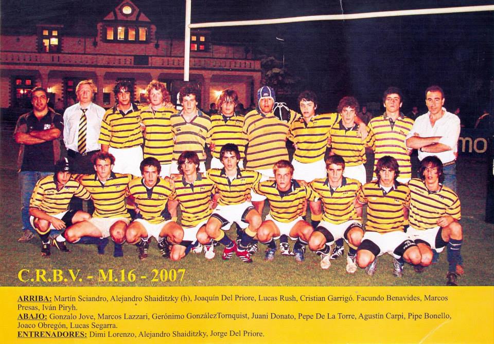  Club Regatas de Bella Vista -  - Rugby - Equipo de 2007 - M16 () Photo by:  | Siuxy Sports 2007-11-01
