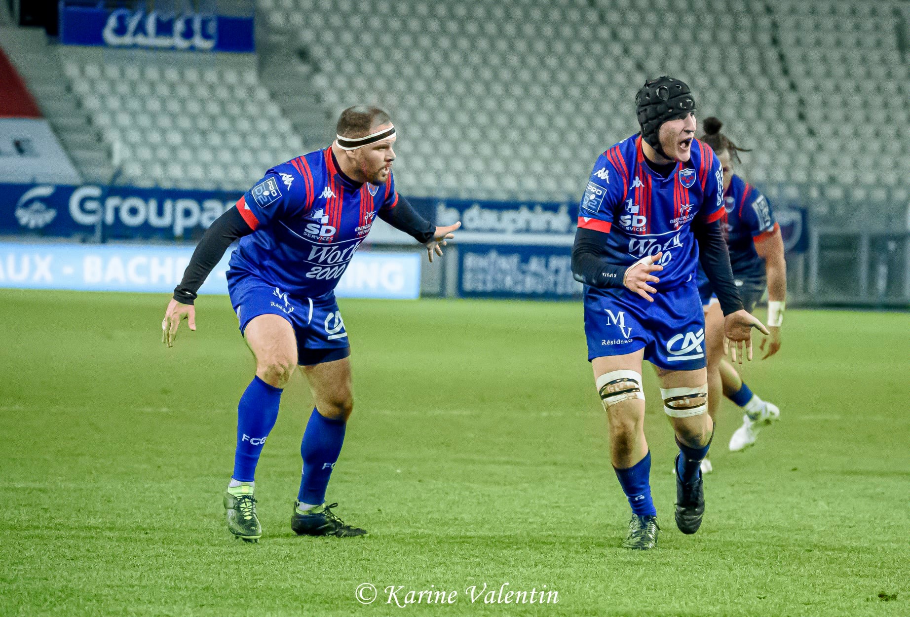  FC Grenoble Rugby -  - Rugby - FC Grenoble VS ASBH (#GrenobleASBH2021jan) Photo by: Karine Valentin | Siuxy Sports 2021-01-29