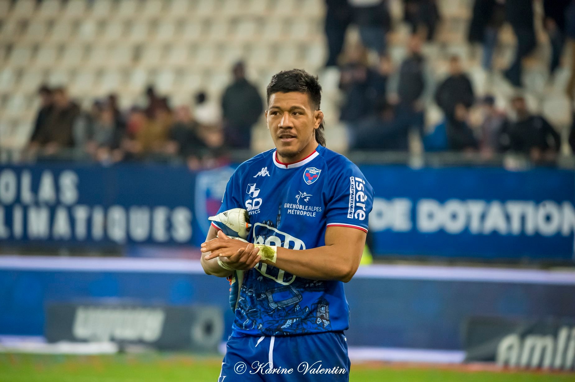 Tanginoa HALAIFONUA -  FC Grenoble Rugby - USON Nevers - Rugby - FC Grenoble Rugby (34) vs USON Nevers (10) - 2022 (#FCGvsUSON2022) Photo by: Karine Valentin | Siuxy Sports 2022-03-04