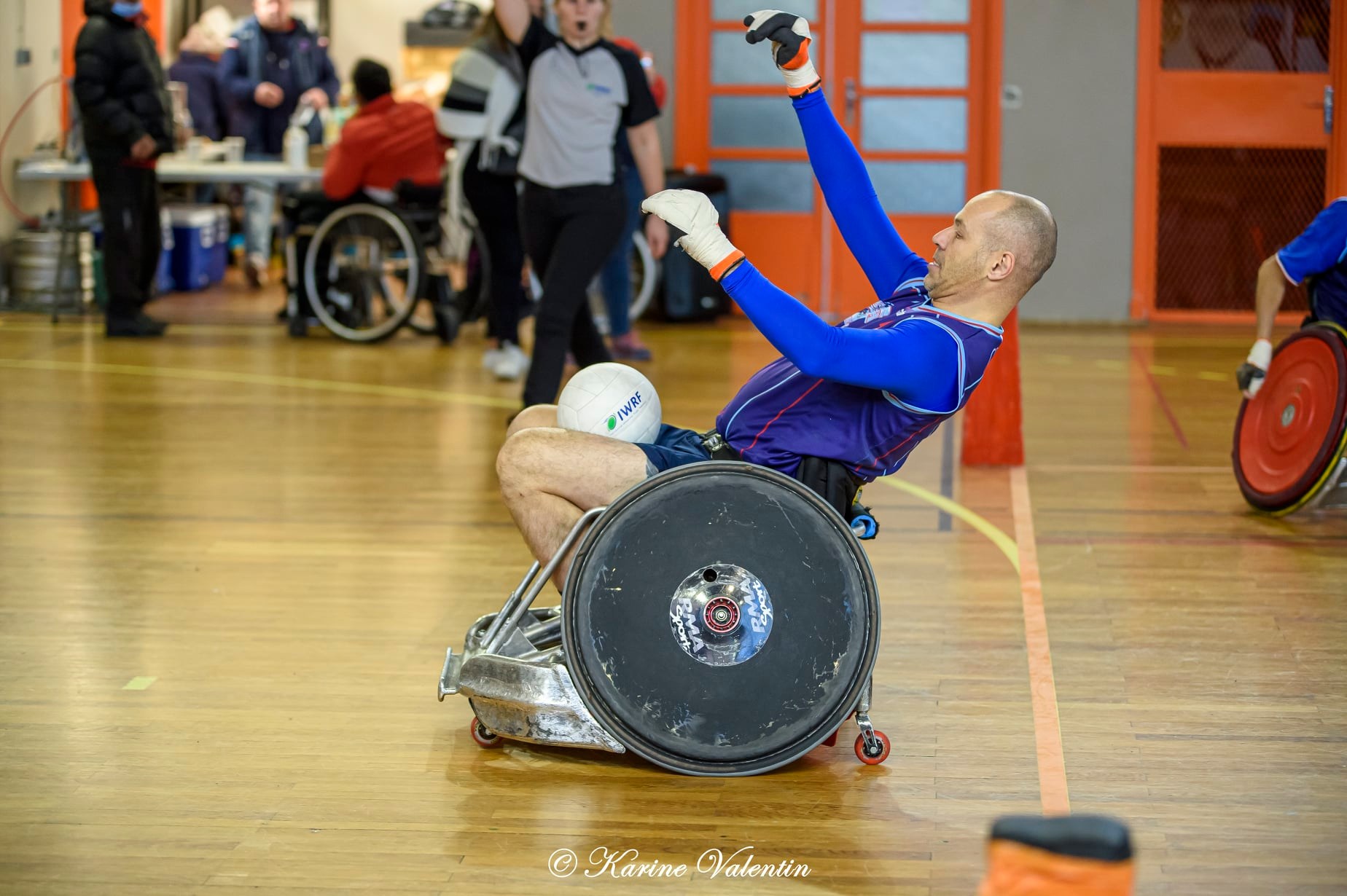  CS Bourgoin-Jallieu -  - Wheelchair rugby -  (#QuadRugbyGrenBourg2021Nov) Photo by: Karine Valentin | Siuxy Sports 2021-11-20
