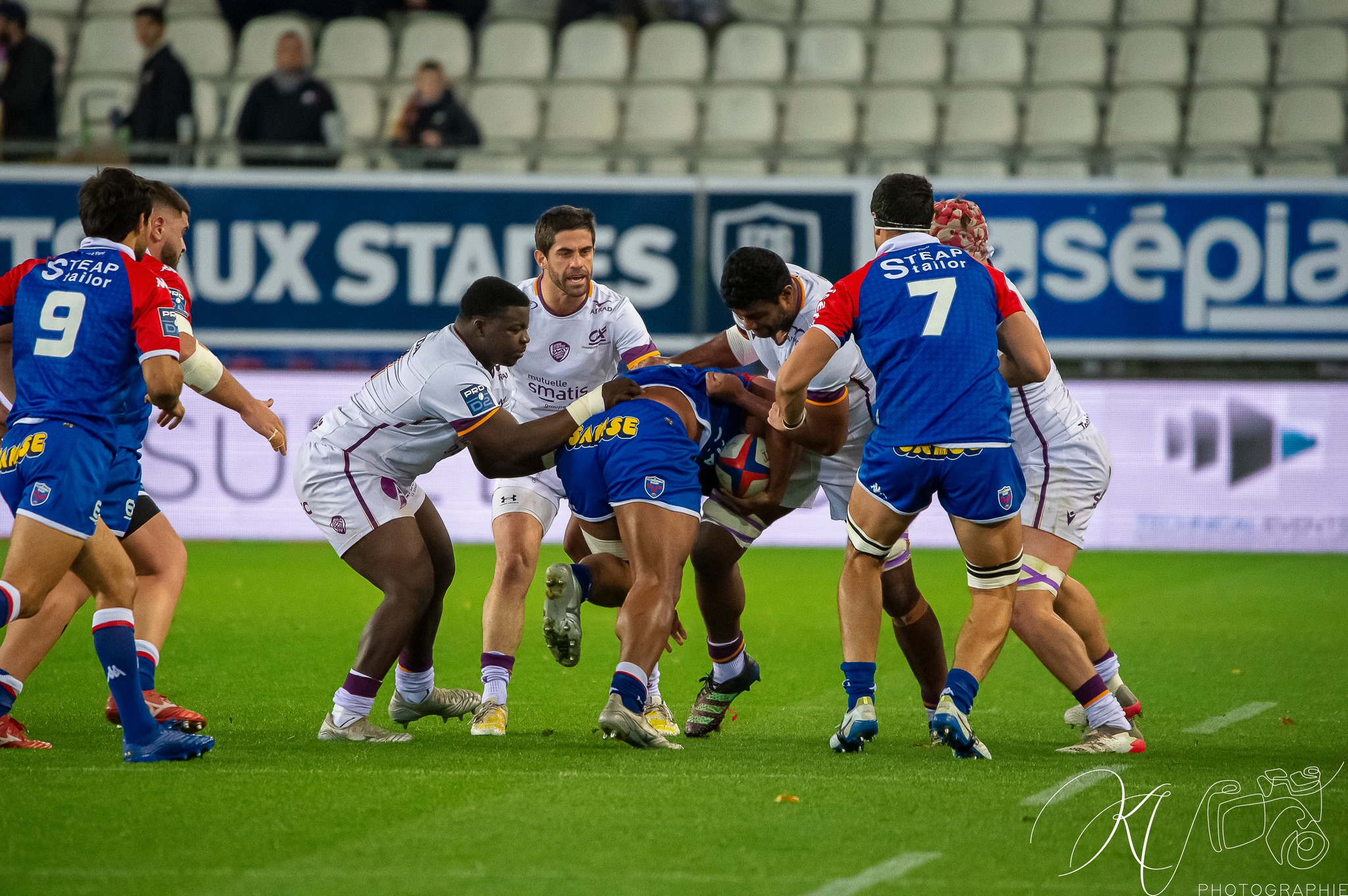  FC Grenoble Rugby - Soyaux Angoulême - Rugby - FC Grenoble (24) VS (18) Soyaux Angoulême (2022) (#FCGvsSA2022R11) Photo by: Karine Valentin | Siuxy Sports 2022-11-18