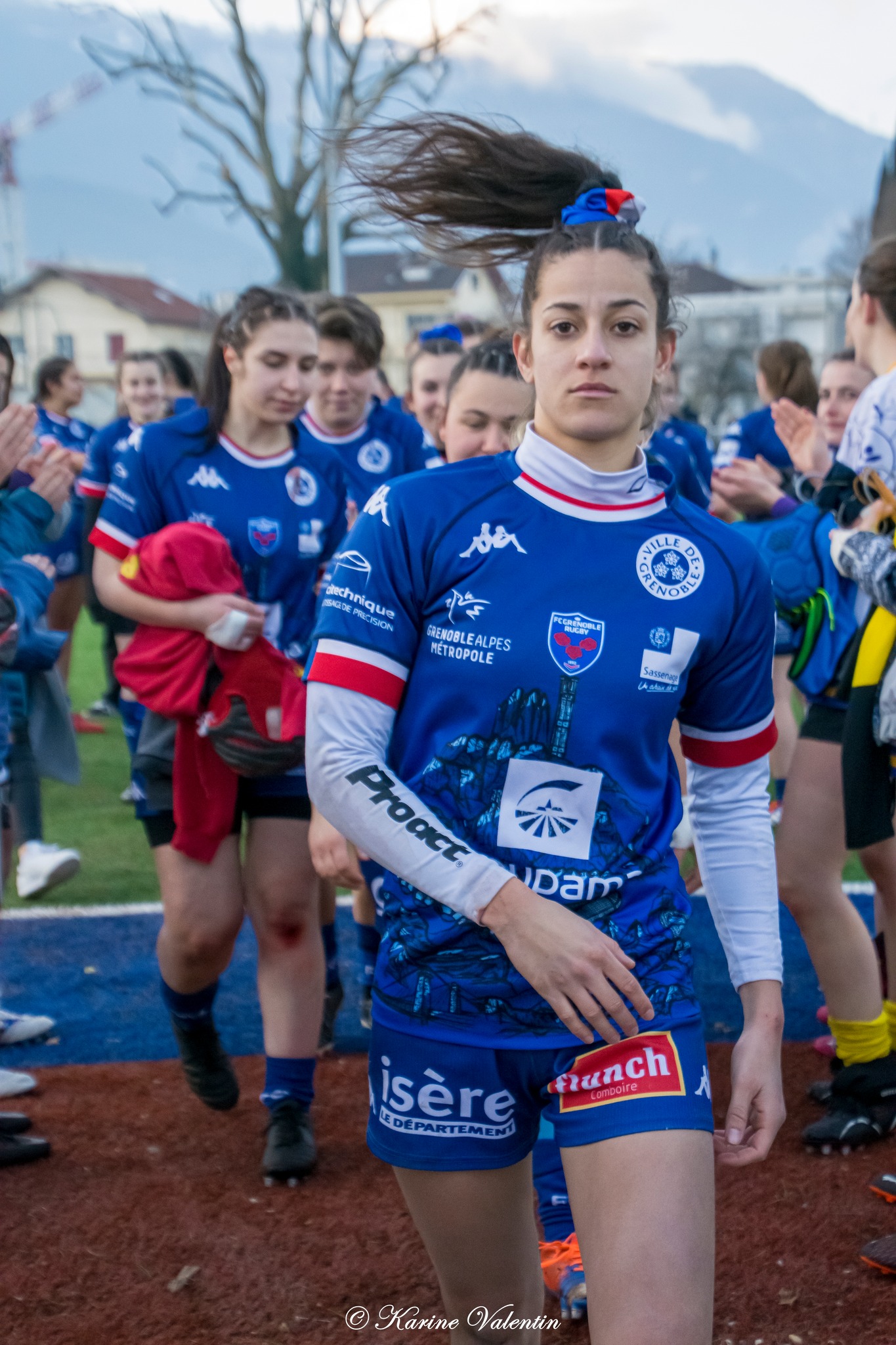 Lison AGRIODOS - Angèle FREYDIER -  FC Grenoble Rugby -  - Rugby - Grenoble Amazones vs Les Coccinelles du Grenoble Université Club - F1 (#FCGsGUCR2022janF1COXS) Photo by: Karine Valentin | Siuxy Sports 2022-01-30