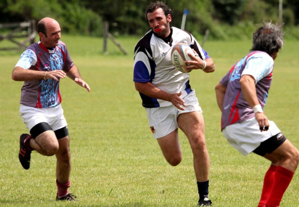  Cambalache XV - Repuestos XV - RugbyV - Cambalache XV vs XV de Repuesto - Primer Encuentro de Veteranos en Areco con Vaquillona c/Cuero 2014 (#CambalacheXVRepuesto2014) Photo by: Luis Robredo | Siuxy Sports 2014-10-18