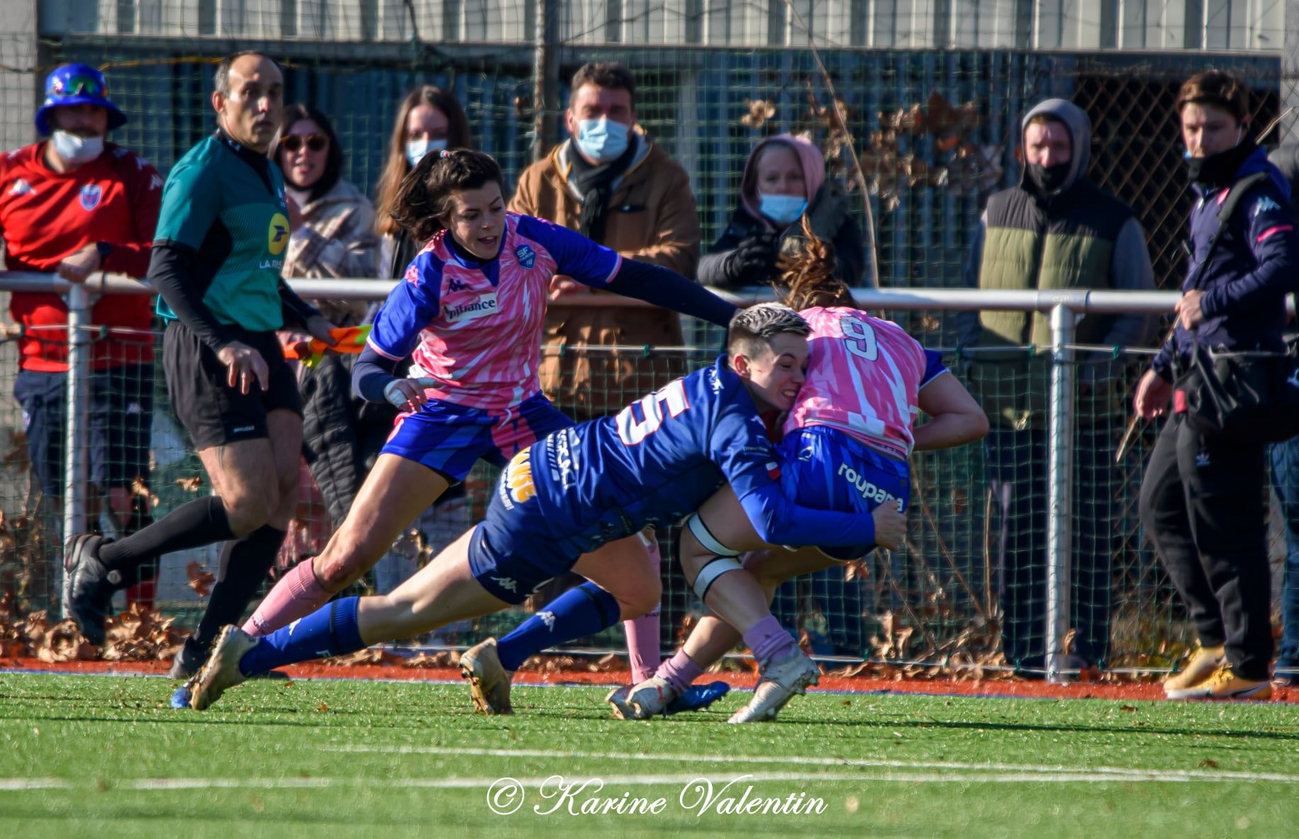 Oceane BUISSON -  FC Grenoble Rugby - Stade Français - Rugby - FC Grenoble Vs Stade Français (#AmznesVsPinkRckts2022) Photo by: Karine Valentin | Siuxy Sports 2022-01-16