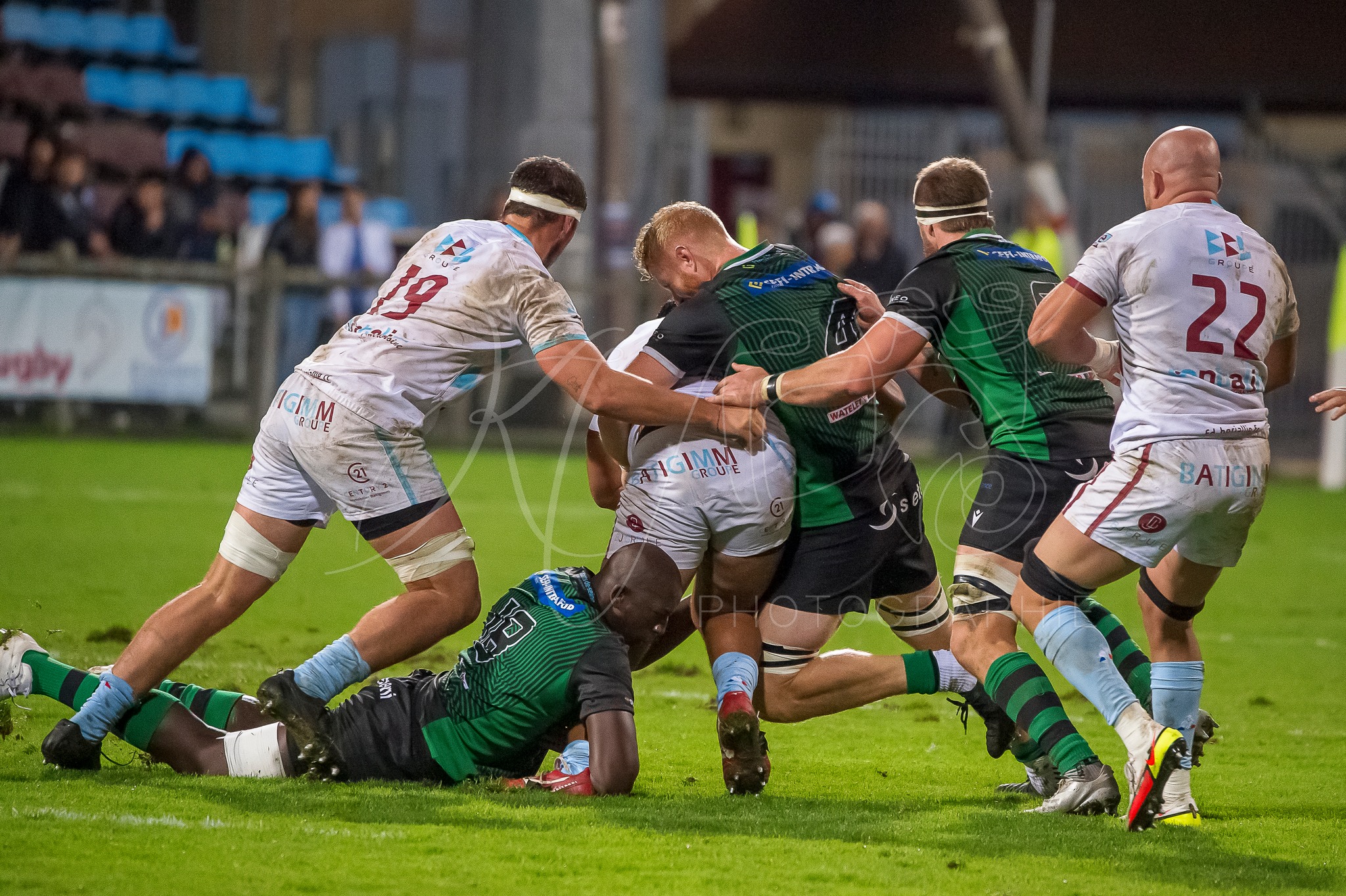  CS Bourgoin-Jallieu - RC Suresnes - Rugby - CSBJRC vs Suresnes - 2022 (#csbjrcsuresnes2022) Photo by: Karine Valentin | Siuxy Sports 2022-10-08