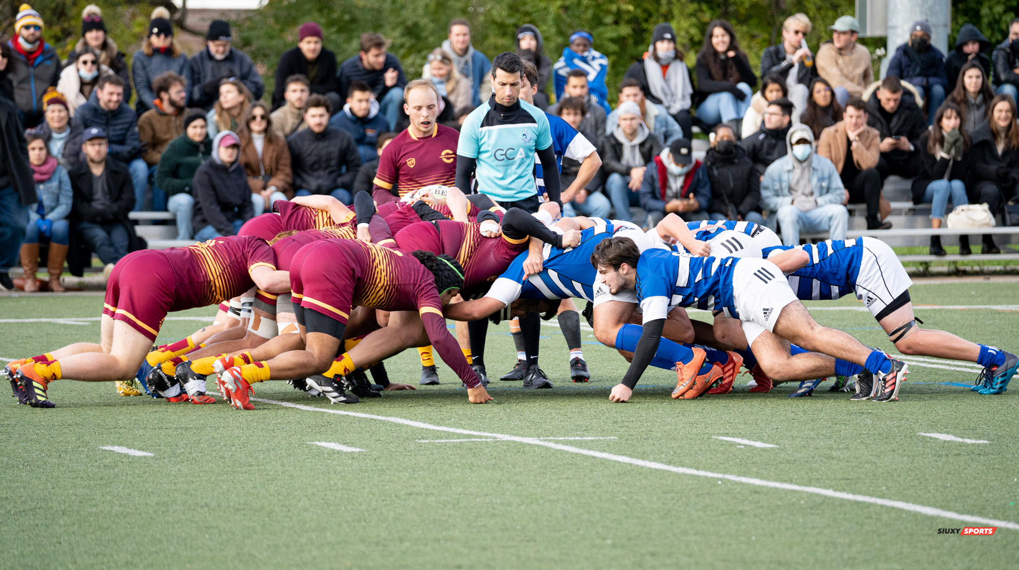 Christopher MICHELETTI - Justin SAVOIE-DAVIES -  Université de Montréal - Université Concordia - Rugby -  (#UdeMvsConcordia2021M) Photo by:  | Siuxy Sports 2021-10-23