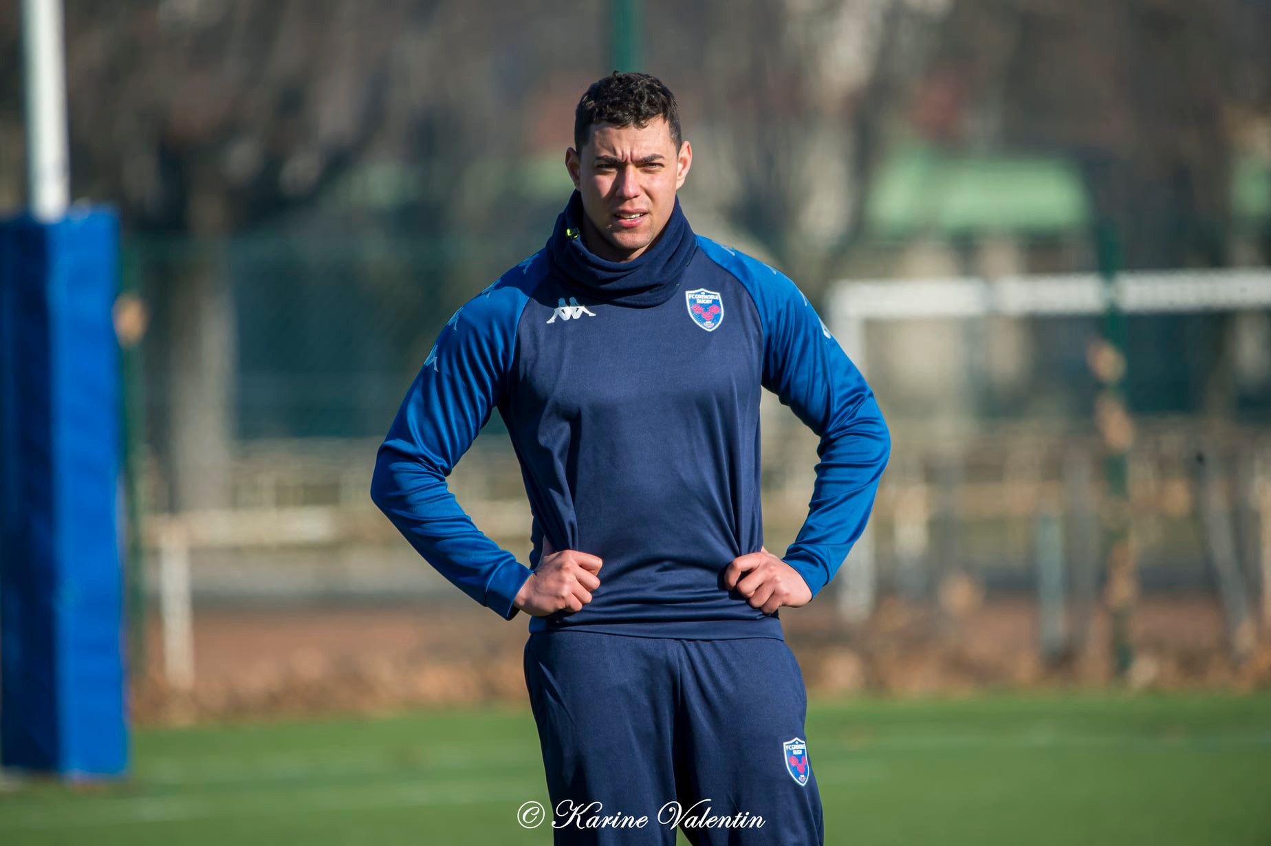 Karim QADIRI -  FC Grenoble Rugby -  - Rugby - Entrainement Rugby (#RFCGrenobleEntr2022jan) Photo by: Karine Valentin | Siuxy Sports 2022-01-25