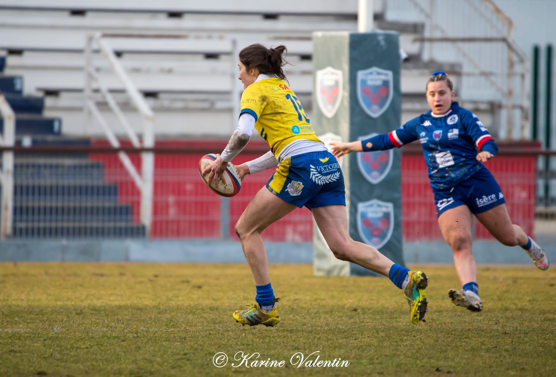  FC Grenoble Rugby - ASM Romagnat rugby féminin - Rugby - Grenoble Amazones vs ASM Romagnat (#FCGVsASMRomagnat2022) Photo by: Karine Valentin | Siuxy Sports 2022-02-06