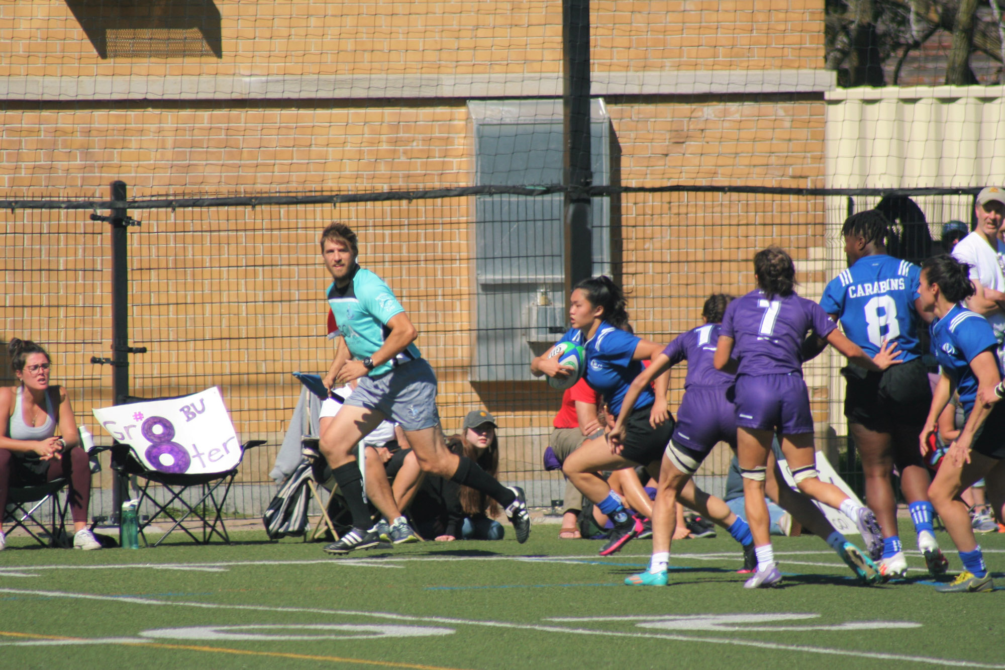 Ngalula FUAMBA - Marie-Li LAPIERRE -  Université de Montréal - Bishop's University - Rugby -  (#UdeMvsBishopW2021) Photo by:  | Siuxy Sports 2021-09-19
