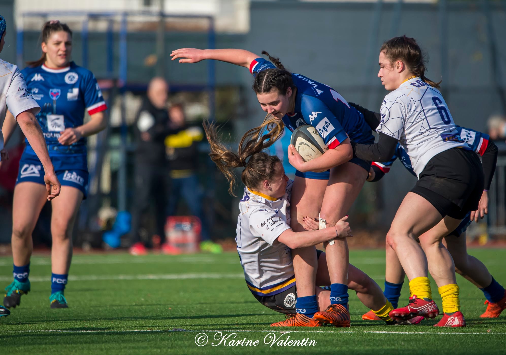  FC Grenoble Rugby - Grenoble Université Club Rugby - Rugby - Grenoble Amazones vs Les Coccinelles du Grenoble Université Club - F1 (#FCGsGUCR2022janF1COXS) Photo by: Karine Valentin | Siuxy Sports 2022-01-30