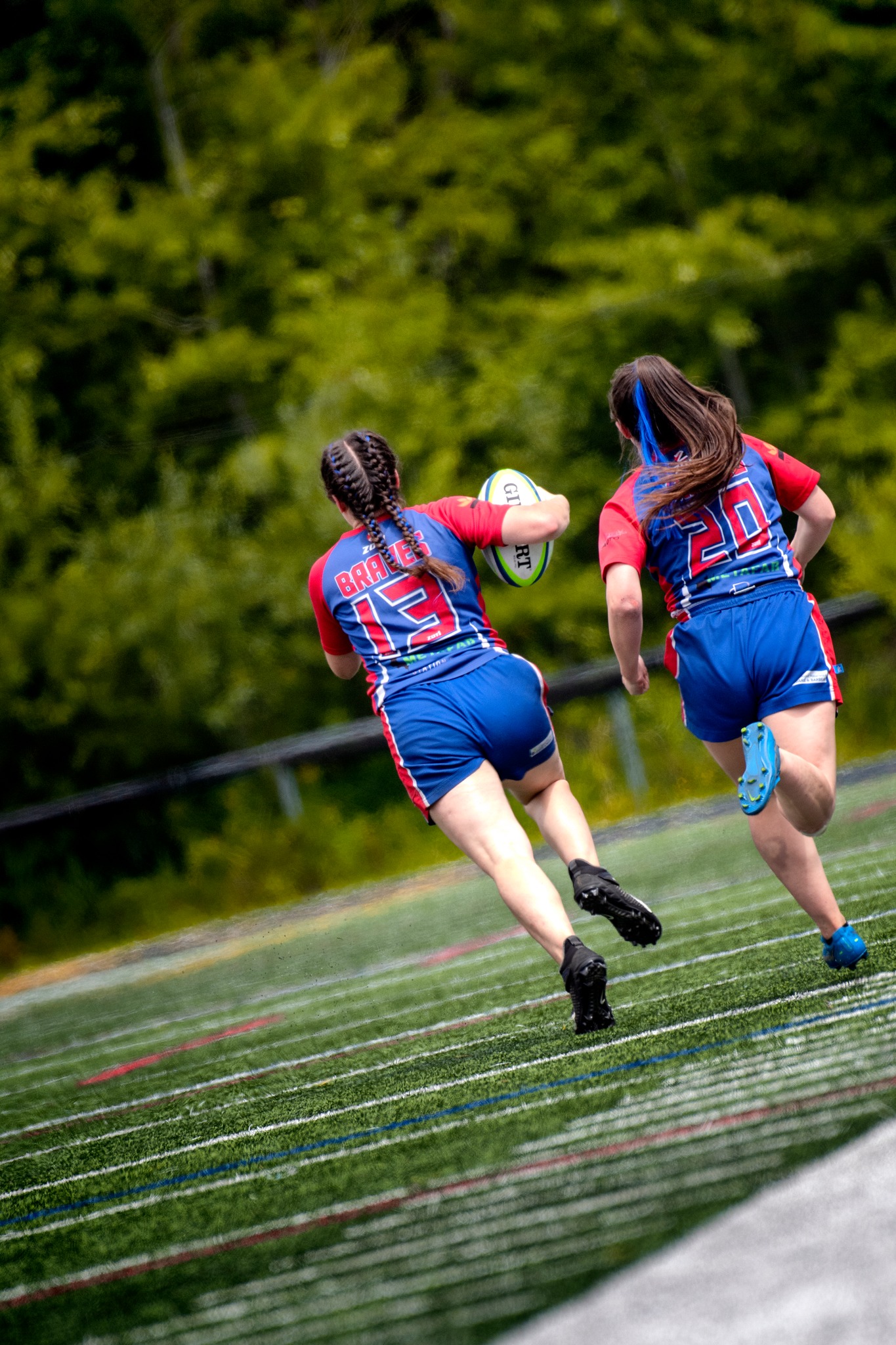  Saint-Georges Lumberjacks - Braves de Trois-Rivières - Rugby - Finale Développement (F) - Club de Rugby Lumberjacks (21) vs. (15) Braves de Trois-Rivières (#RugbyQC2022FinalFD) Photo by: Simon Duquette | Siuxy Sports 2022-08-13