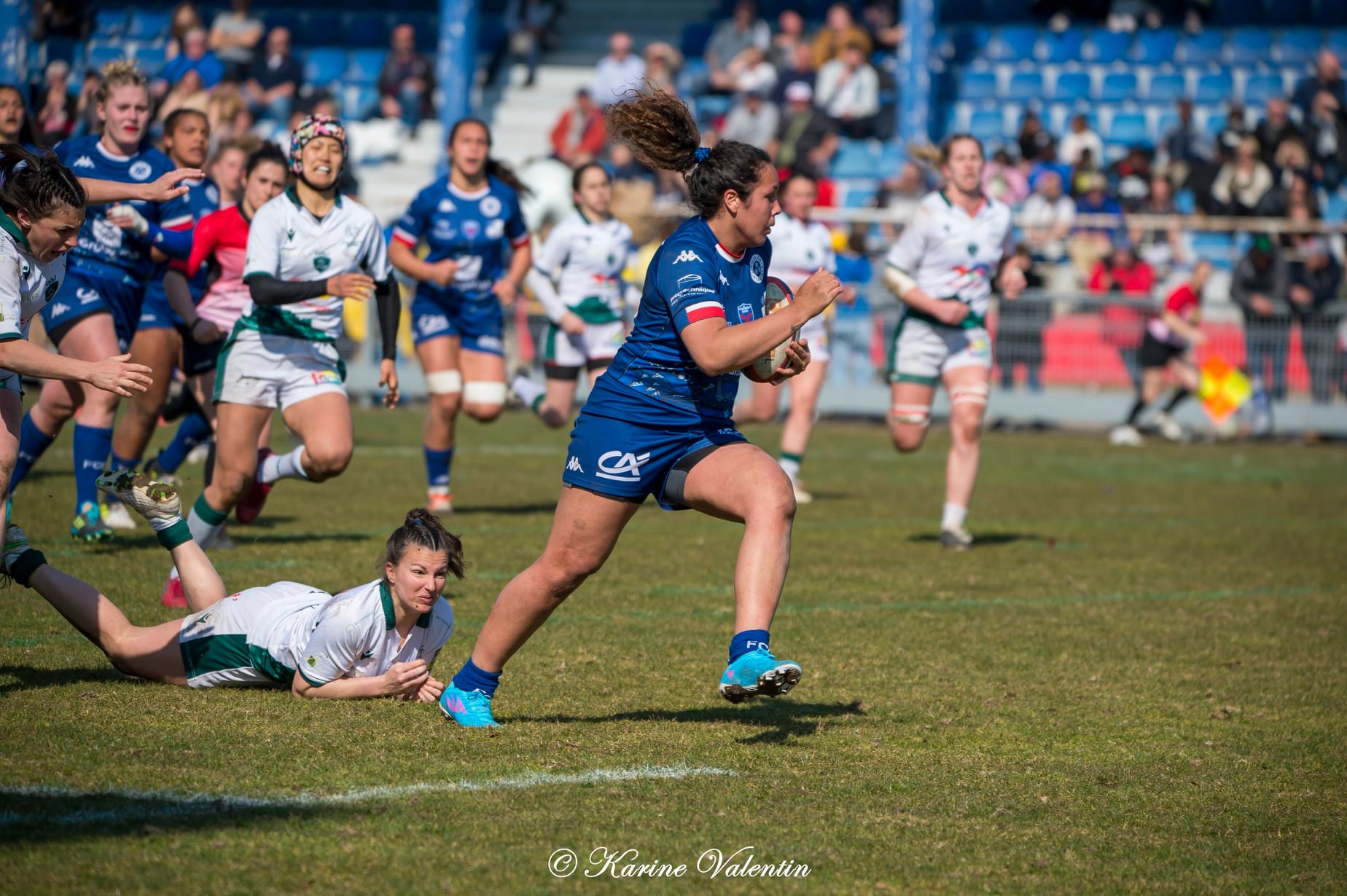  FC Grenoble Rugby - Section Paloise - Rugby - Grenoble Amazones vs PAU Lons (#FCGVsSectPaloise2022) Photo by: Karine Valentin | Siuxy Sports 2022-03-06