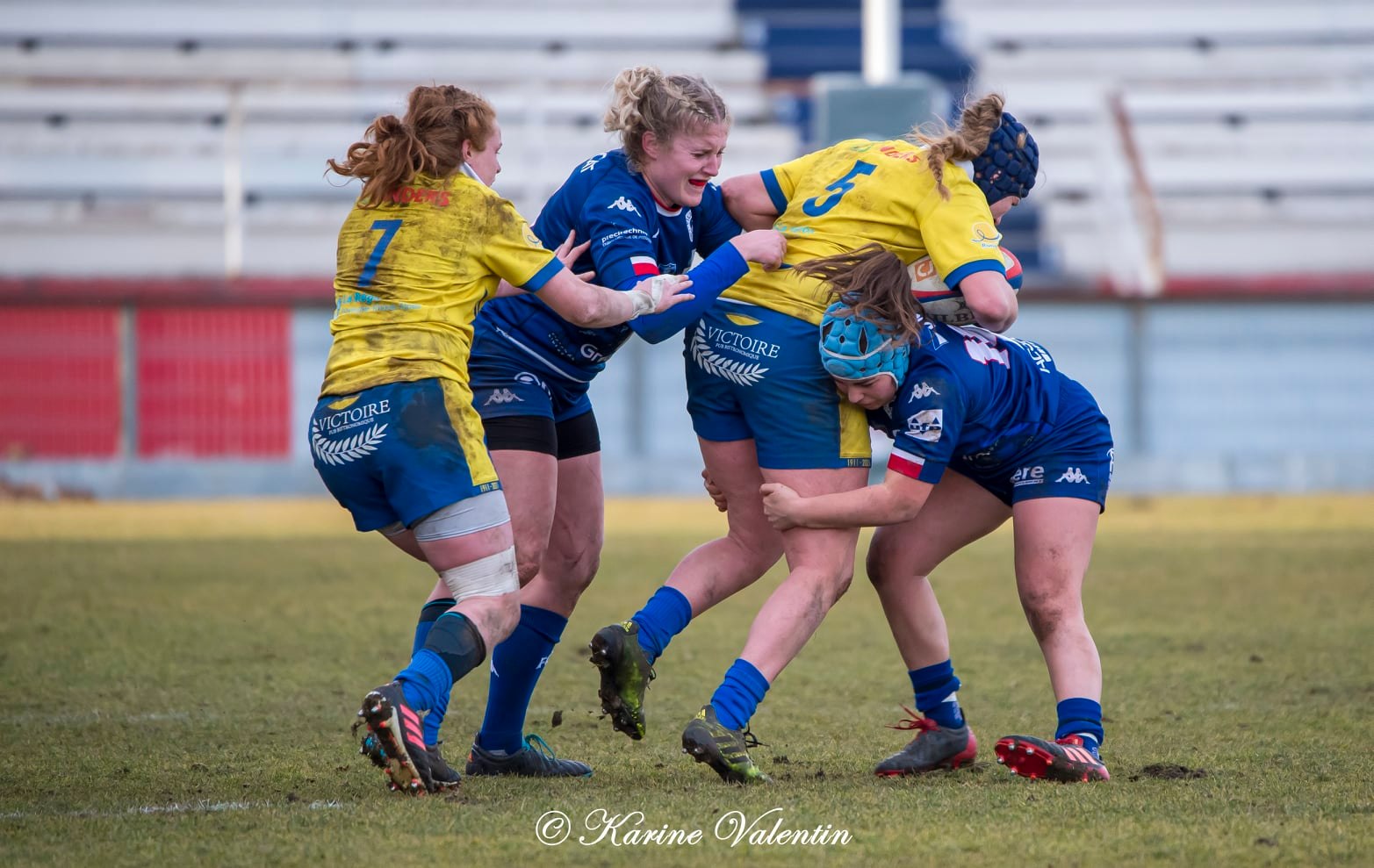  FC Grenoble Rugby - ASM Romagnat rugby féminin - Rugby - Grenoble Amazones vs ASM Romagnat (#FCGVsASMRomagnat2022) Photo by: Karine Valentin | Siuxy Sports 2022-02-06
