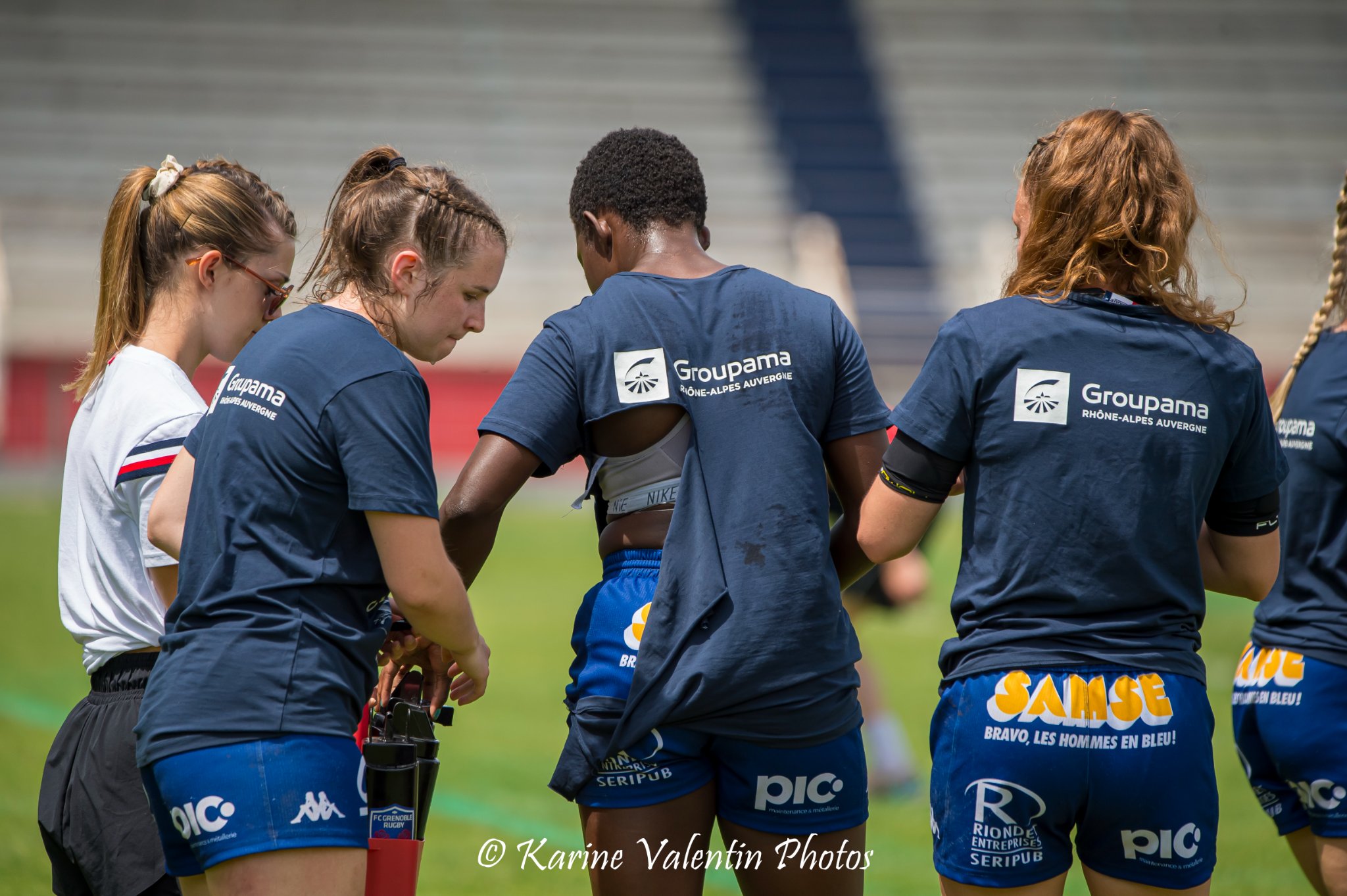  FC Grenoble Rugby - Lille Métropole Rugby Club Villeneuvois - Rugby - FCG Amazones (24) vs (19) LMRCV - 1/4 de finale Fed 1  (#AmazonesVsLMRCV2022) Photo by: Karine Valentin | Siuxy Sports 2022-05-21