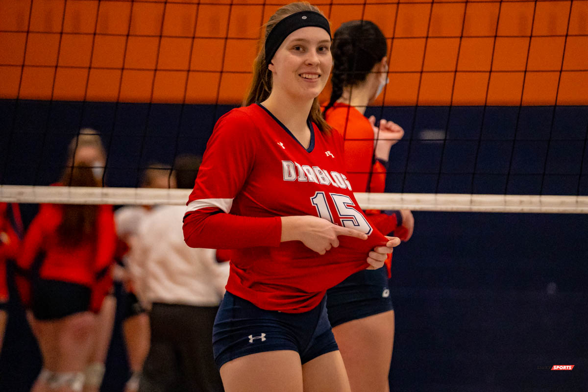 Émilie MACLURE -  Cégep André Laurendeau - Cégep Trois-Rivières - Volleyball - André Laurendeau vs Trois Rivières - Volley (#BoomerangVsDiablos2022) Photo by:  | Siuxy Sports 2022-02-20