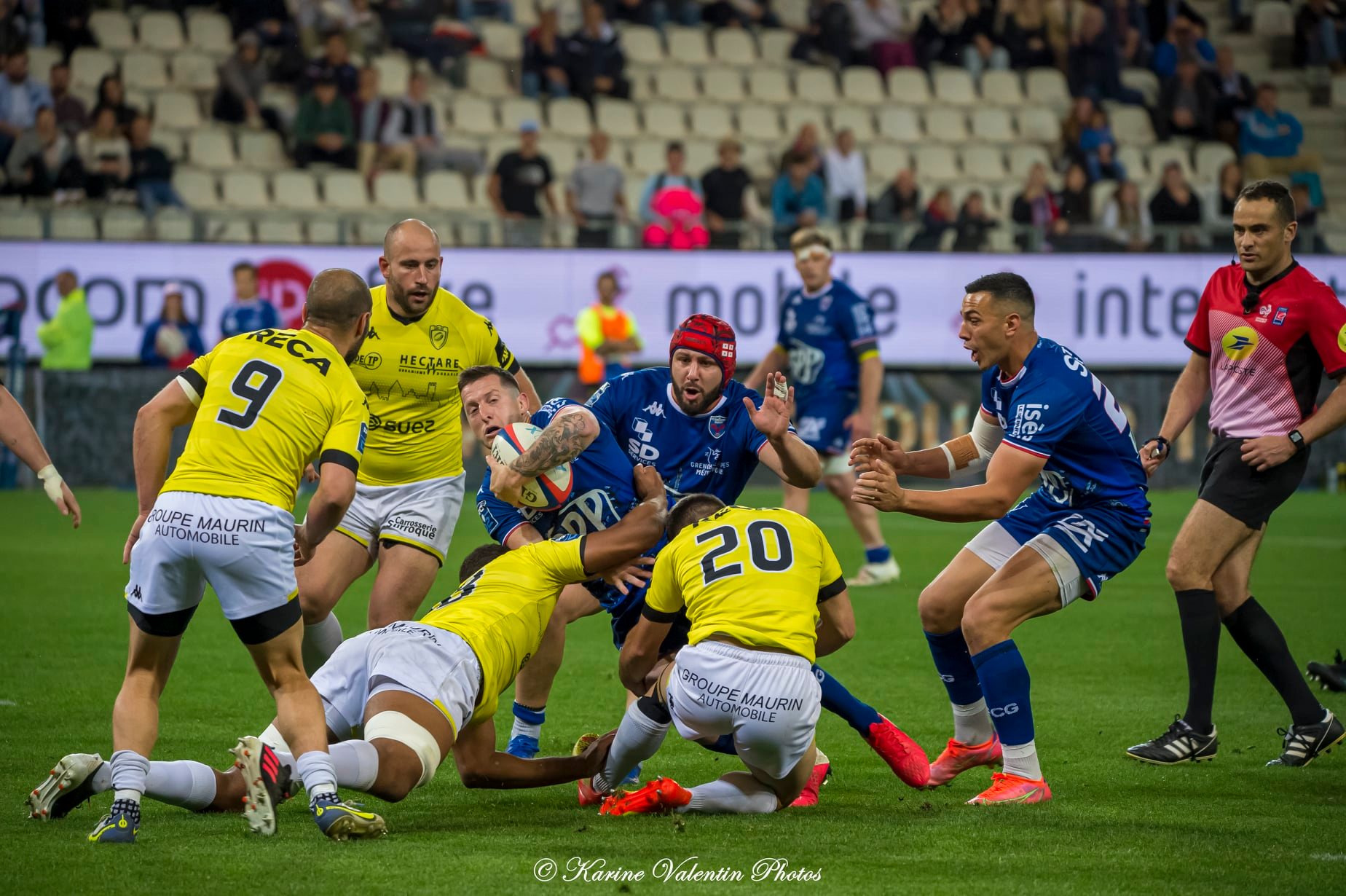  FC Grenoble Rugby - US Carcassonne - Rugby - Grenoble (28) vs (23) Carcassonne (#FCGRvsUSC2022) Photo by: Karine Valentin | Siuxy Sports 2022-04-22