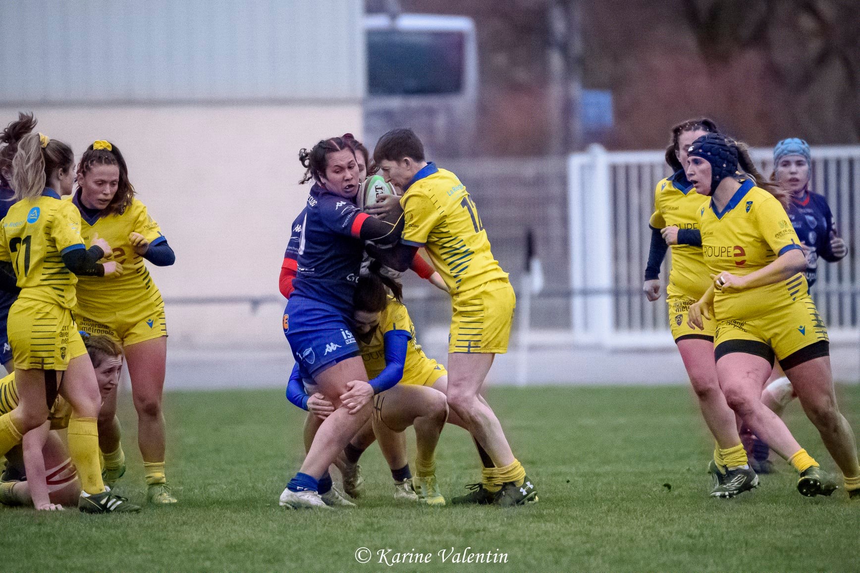  FC Grenoble Rugby - ASM Romagnat rugby féminin - Rugby - FC Grenoble VS ASM Romagnat (#GrenobleVsASMR2021jan) Photo by: Karine Valentin | Siuxy Sports 2021-01-24