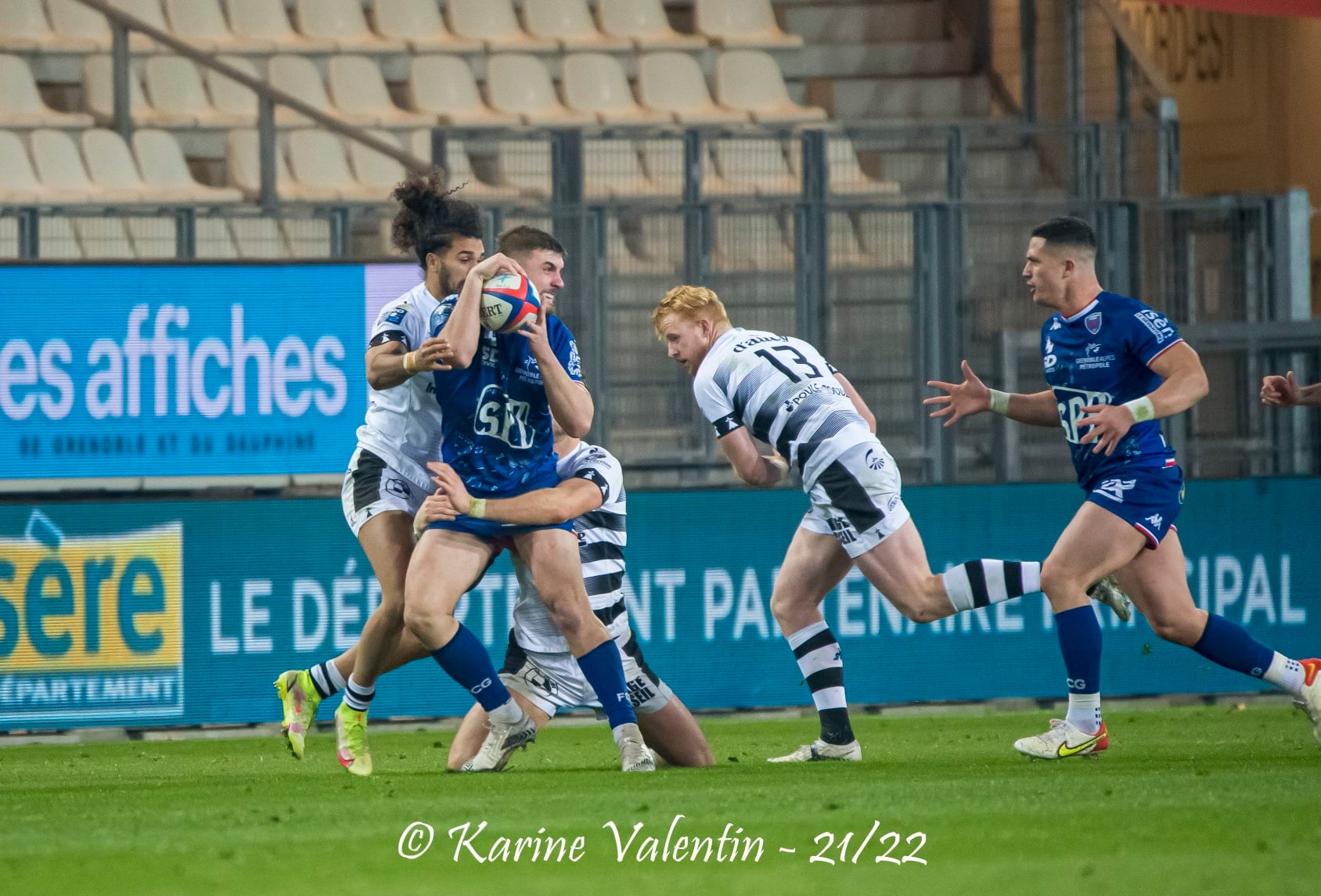 Adrien SEGURET -  FC Grenoble Rugby - RC Vannes - Rugby - Grenoble Vs Vannes (#FCGvsRCVjan2022) Photo by: Karine Valentin | Siuxy Sports 2022-01-14