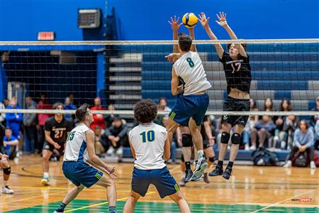 RSEQ - VOLLEYBALL C M D2 SUD-OUEST - TOURNOI 4 - SECTION A - NOMADES (1) VS (2) AIGLES