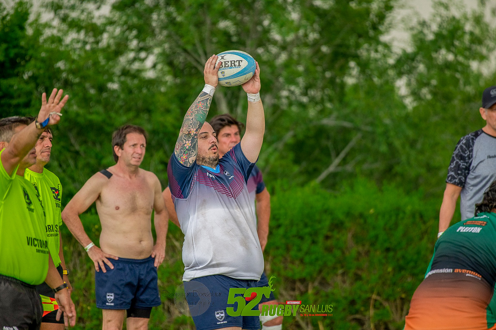  VARBA - Yaguarete - RugbyV - 52 Nacional de Veteranos de Rugby - San Luis - VARBA vs Yaguareté (#52NaVeRugbySL04VarbaYaguarete) Photo by: Diego van Domselaar | Siuxy Sports 2022-11-20
